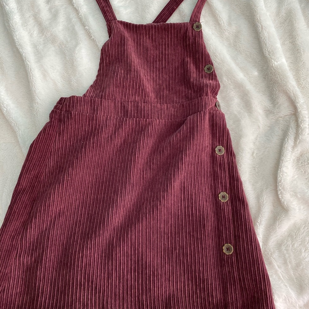 Art Class corduroy overall dress.
